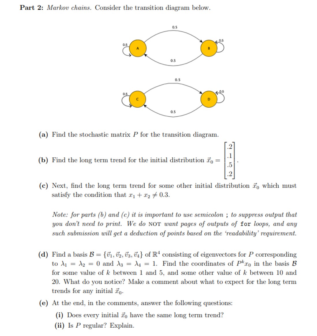 Solved Math 1554Linear AlgebraFall '23MATLAB Exploration #2 | Chegg.com