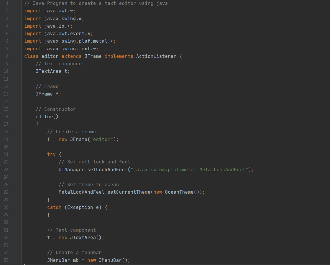 Solved Write a test code for the following texteditor | Chegg.com