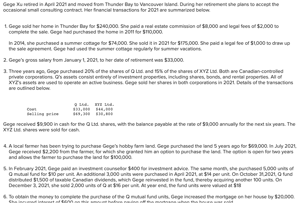 Solved Gege Xu retired in April 2021 and moved from Thunder 