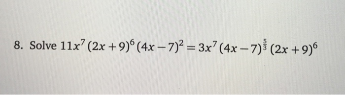 2x 5 )( 3x 7 )  2 4x 9 )( 2x 11