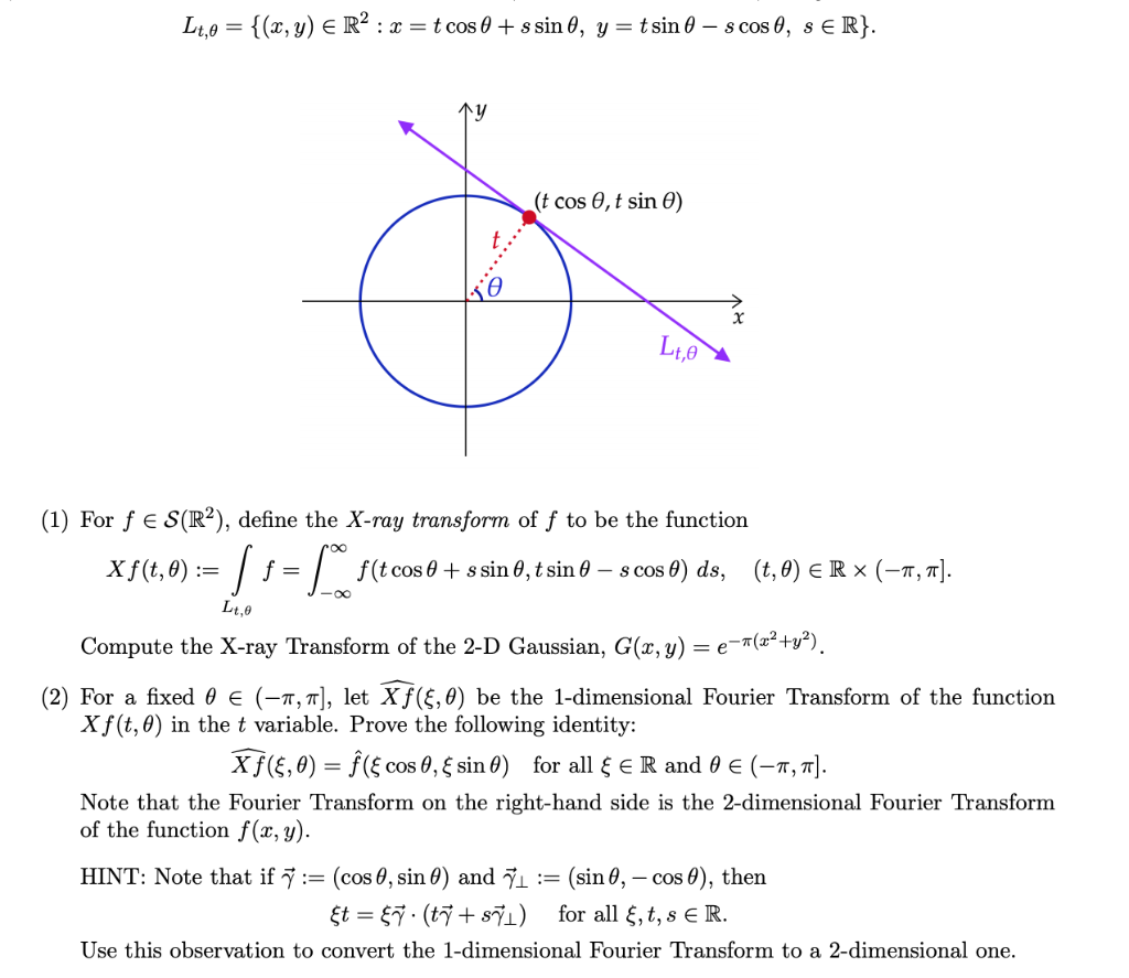 Solved Lt 0 X Y R2 X T Cos 0 S Sin 0 Y Tsi Chegg Com