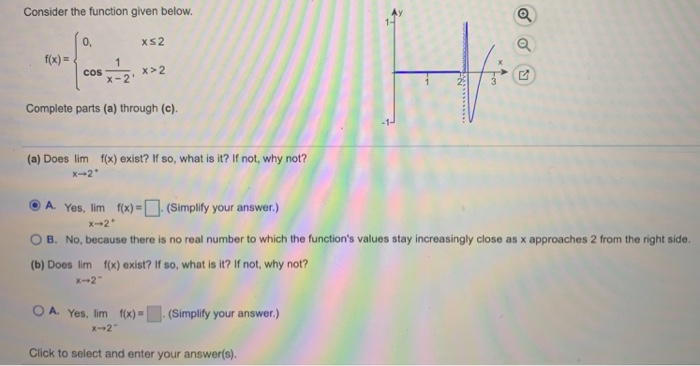Solved Consider the function given below. 0, f(x)- cos x>2 | Chegg.com