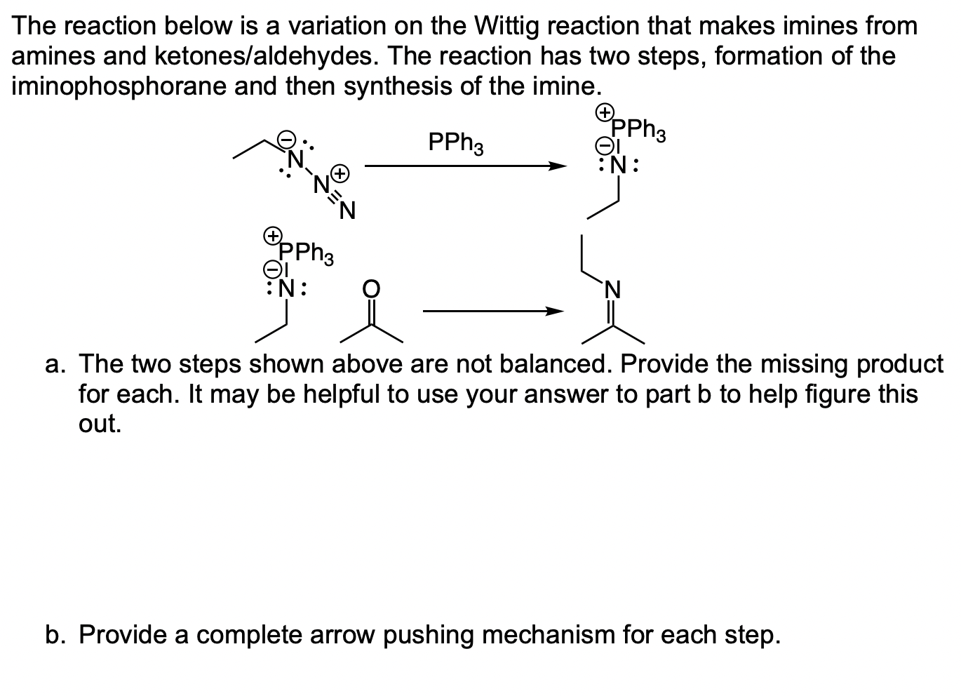 Solved The reaction below is a variation on the Wittig | Chegg.com