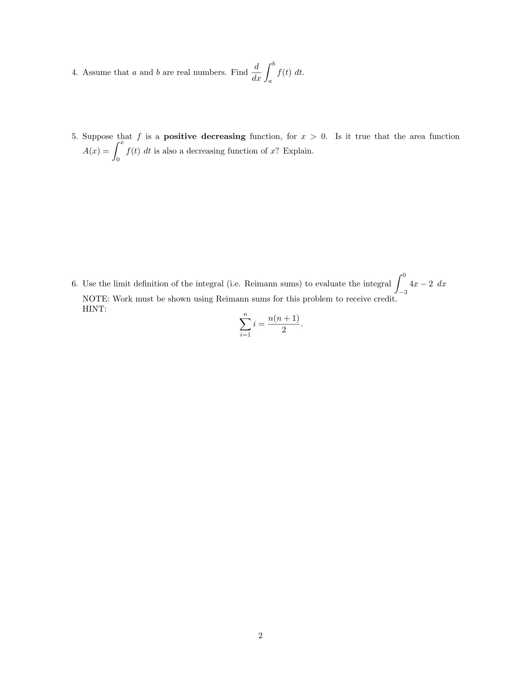 Solved 4. Assume That A And B Are Real Numbers. Find | Chegg.com