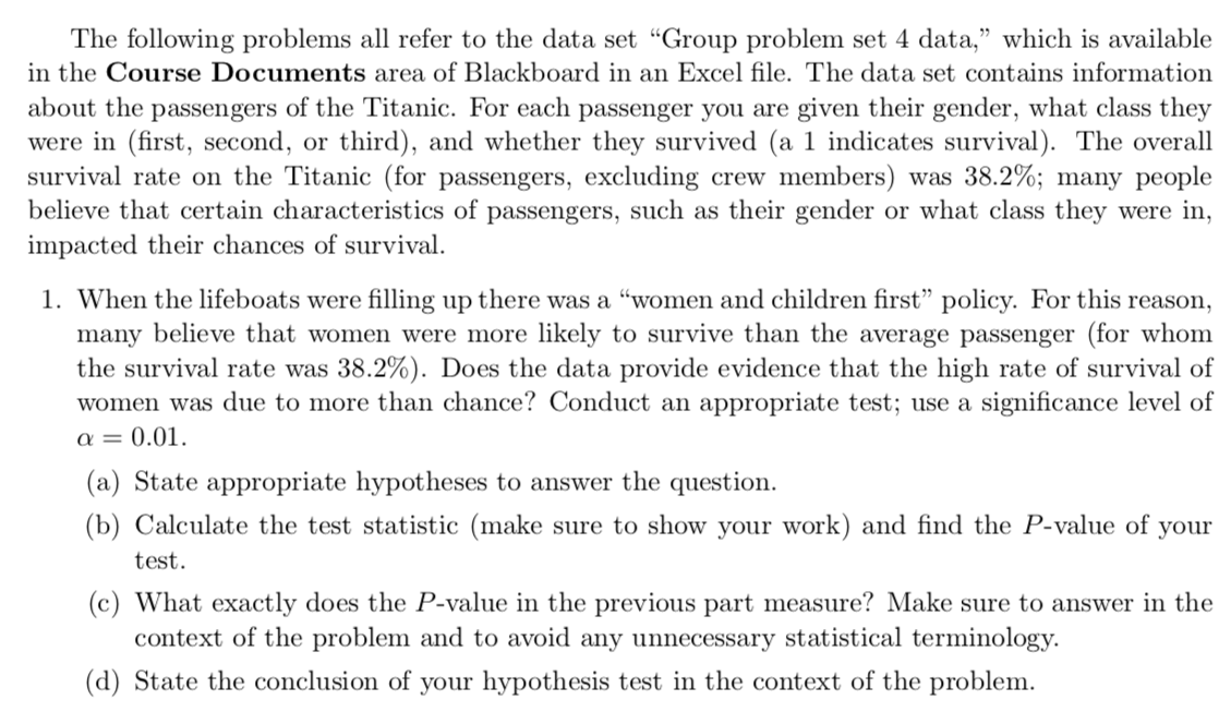 Solved The following problems all refer to the data set | Chegg.com