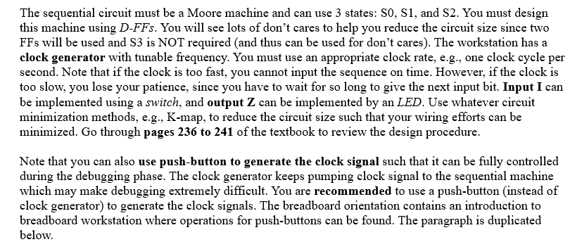 Solved Design a synchronous sequential include the state | Chegg.com