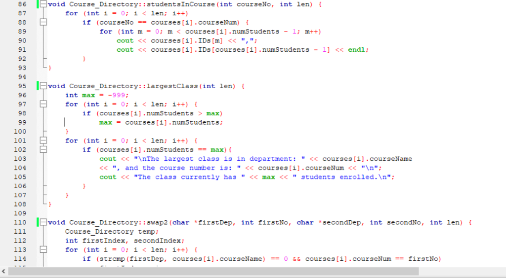 Solved I have spent a lot of time working on a program for | Chegg.com