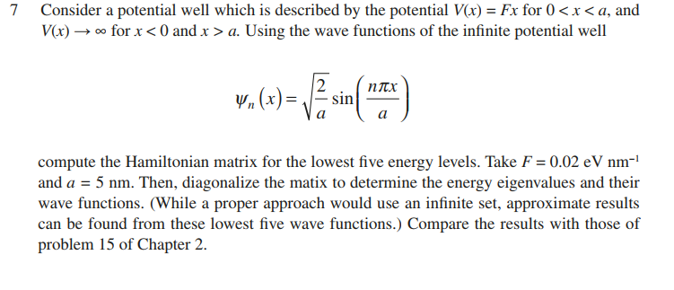 Solved Quantum Mechanics An Introduction for | Chegg.com