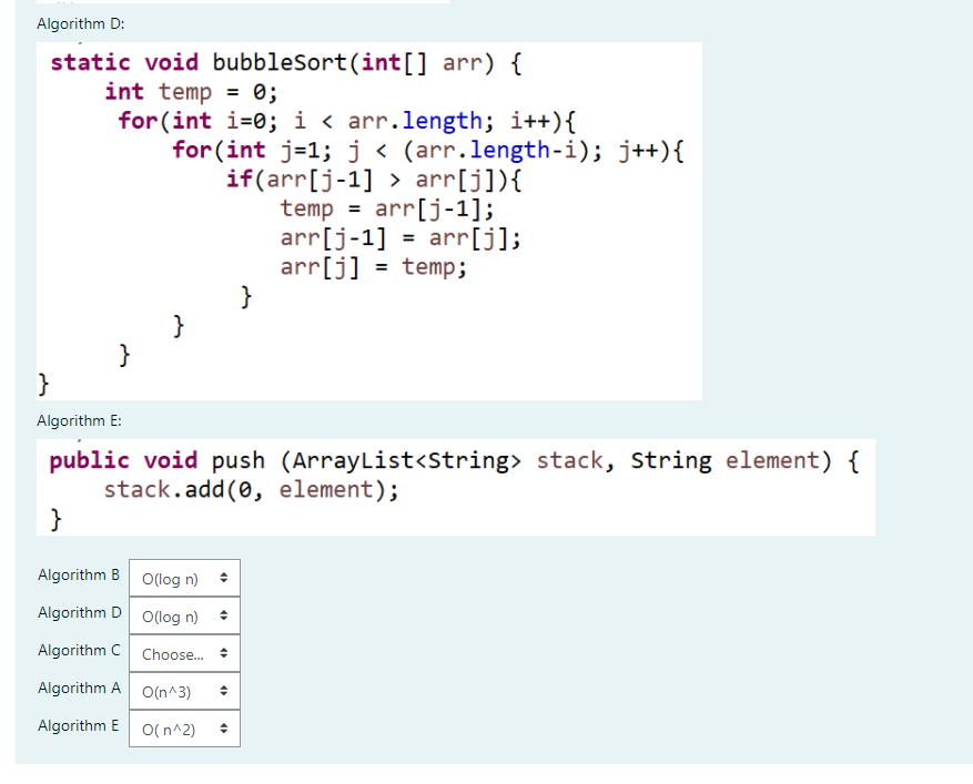 Solved Compute The Running Time Of The Following Algorithms: | Chegg.com