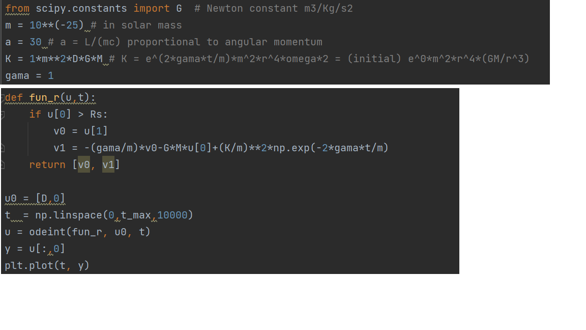 I wanted to solve these two equations in python, but | Chegg.com