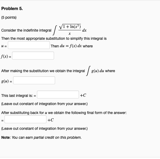 Solved Problem 5. (5 points) V1 + In(x3) Consider the | Chegg.com