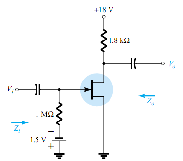 Solved For the JFET amplifier circuit shown in Figure 4 | Chegg.com