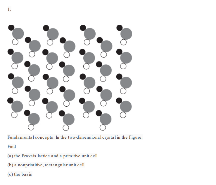 Solved 1. Fundamental concepts: In the two-dimensional | Chegg.com
