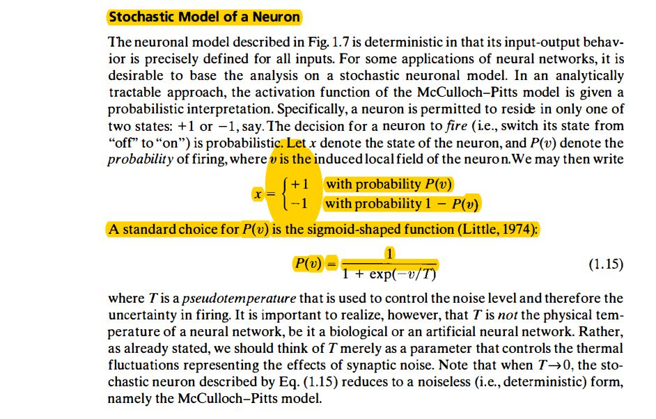 r = Stochastic Model of a Neuron The neuronal model | Chegg.com
