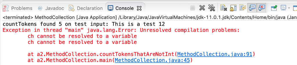 Solved I am trying to write a java function that will count | Chegg.com