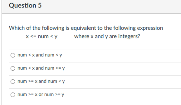 Solved Which of the following is equivalent to the following | Chegg.com
