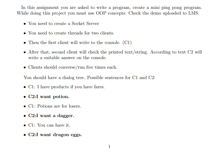 Solved In this assignment you are asked to write a program, | Chegg.com