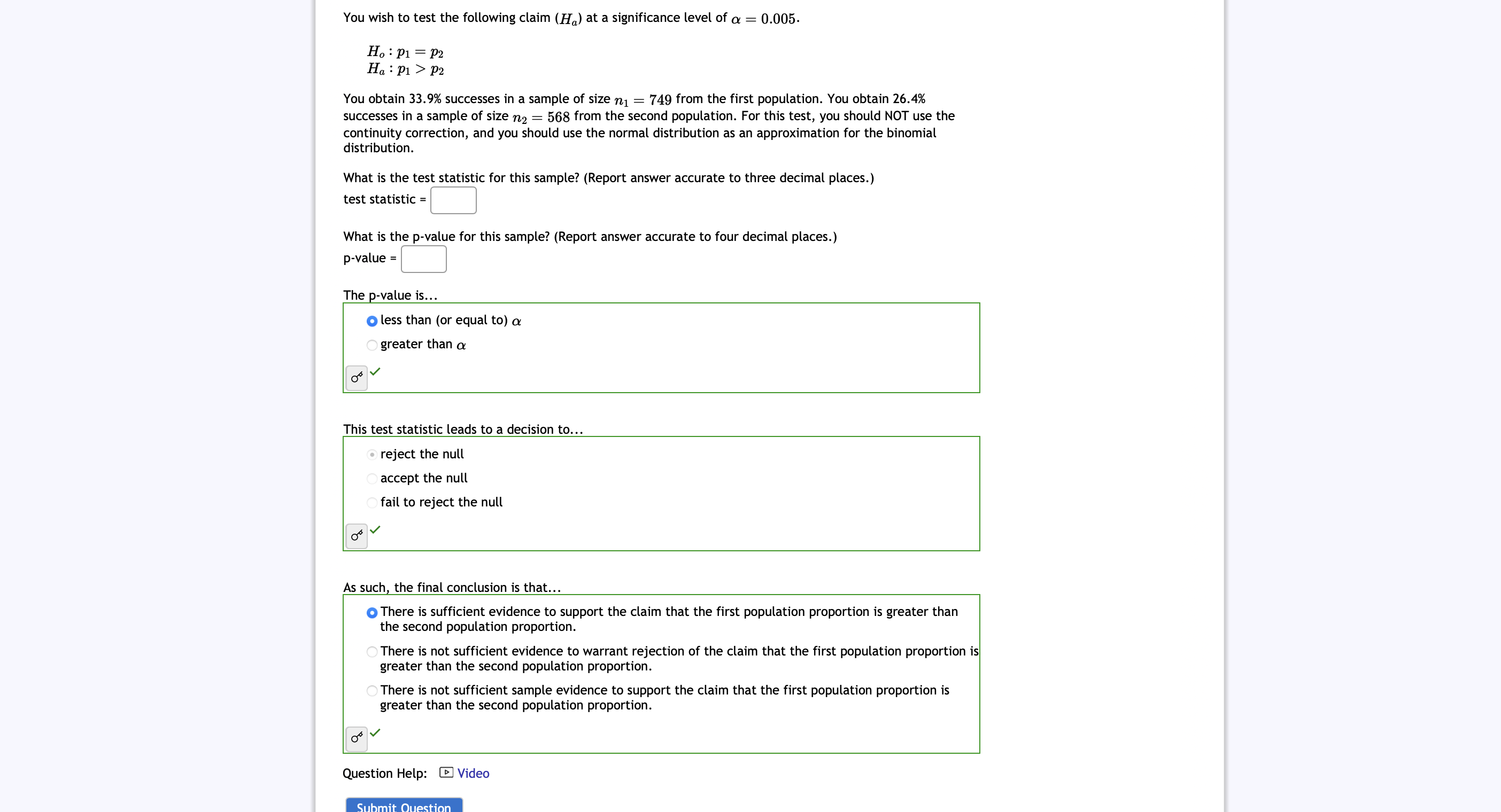Solved You wish to test the following claim (Ha) at a | Chegg.com