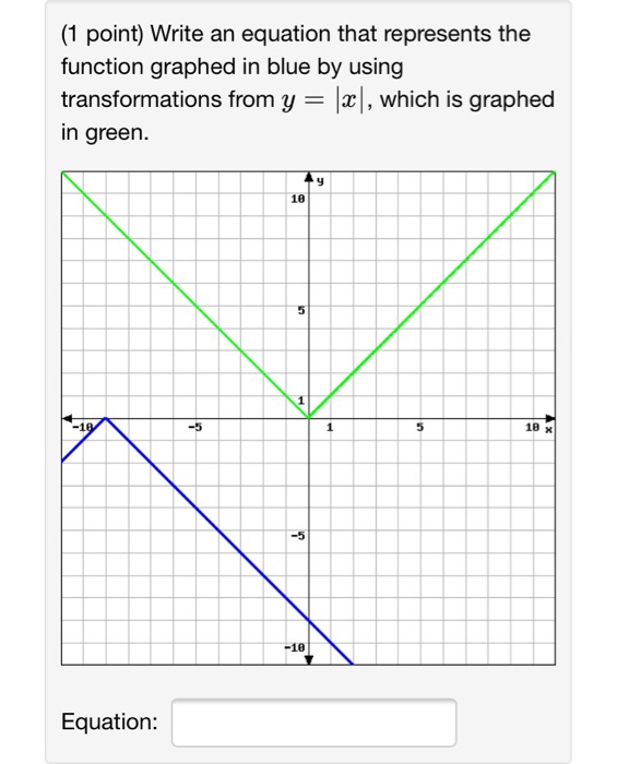 Solved Write an equation that represents the function | Chegg.com