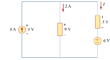 Solved 1 2 A + 3 V + 8A 9V 9V 1 + 6 V | Chegg.com