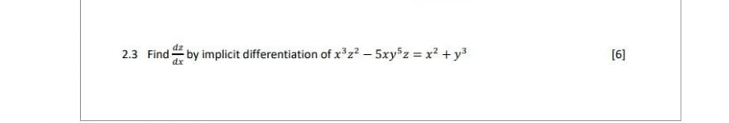 Solved 2 3 Find Dzdx by Implicit Differentiation Of Chegg how-to-differentiate-by-first-principles-mathsathome