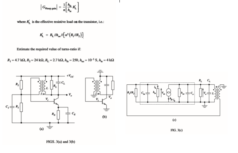 Solved 4. FIGURE 3(a) shows the circuit of an Armstrong
