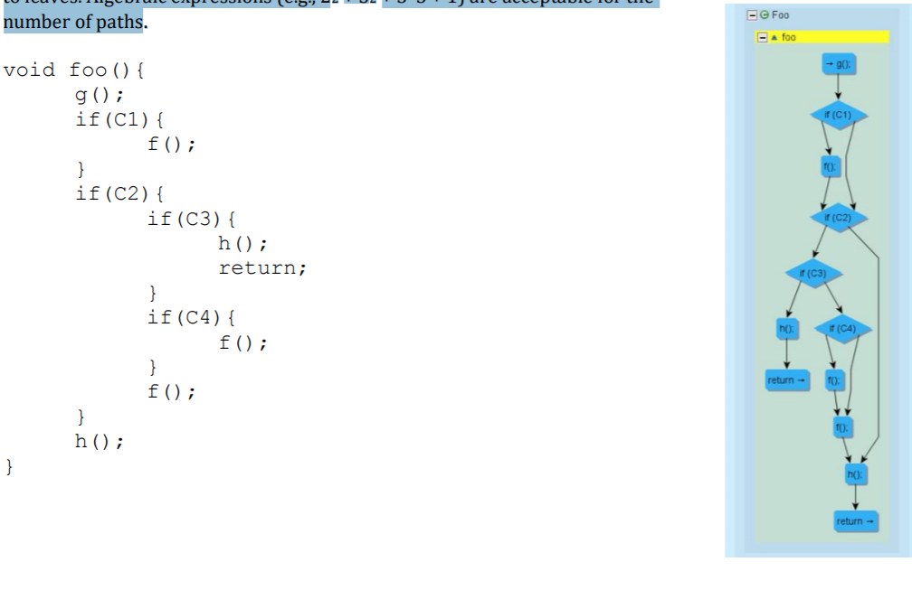 1. Compute the number of interprocedural control flow | Chegg.com