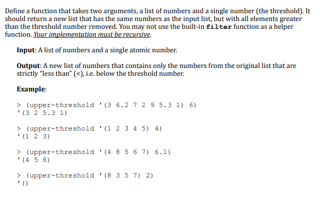 In Racket programming language: Define a function | Chegg.com
