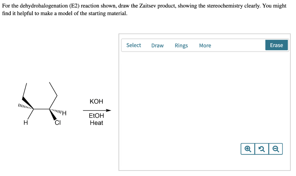 Solved For The Dehydrohalogenation E2 Reaction Shown Draw Chegg