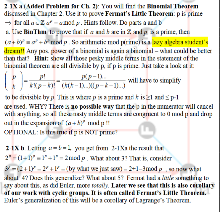 Solved 2-1X a.(Added Problem for Ch. 2): You will find the | Chegg.com