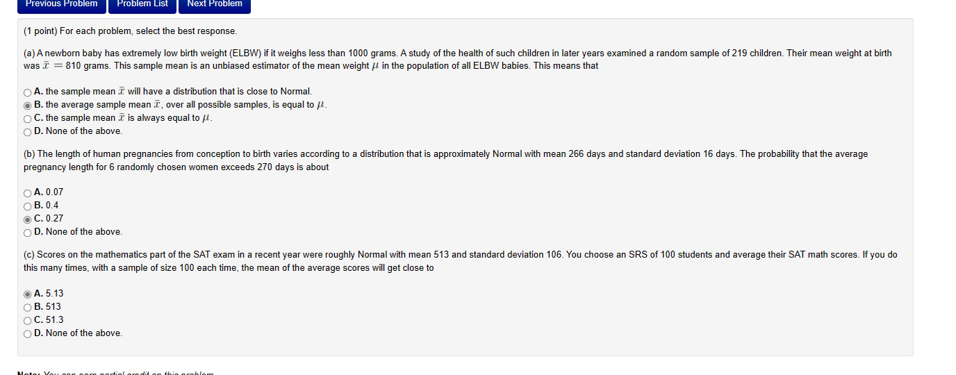 Solved I got two of these three questions correct, but I Chegg