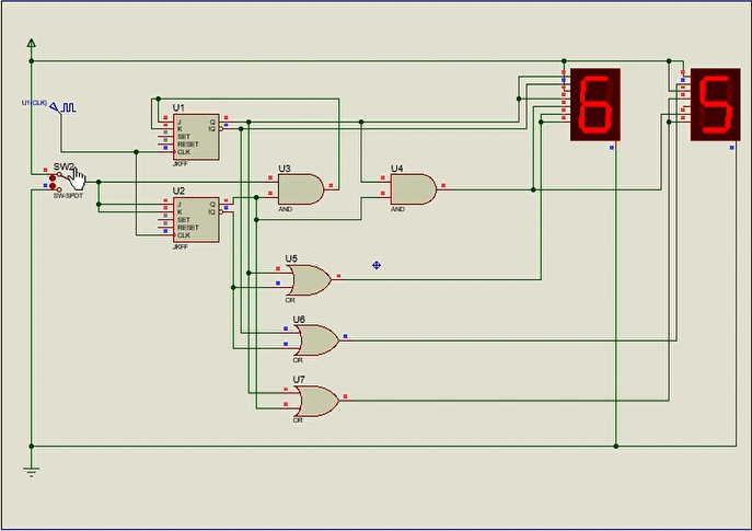 Solved 15. Two pieces of seven segment, must shown numbers | Chegg.com