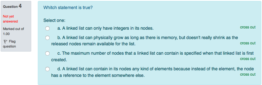 Solved Question 3 To use a linked list and traverse it I | Chegg.com