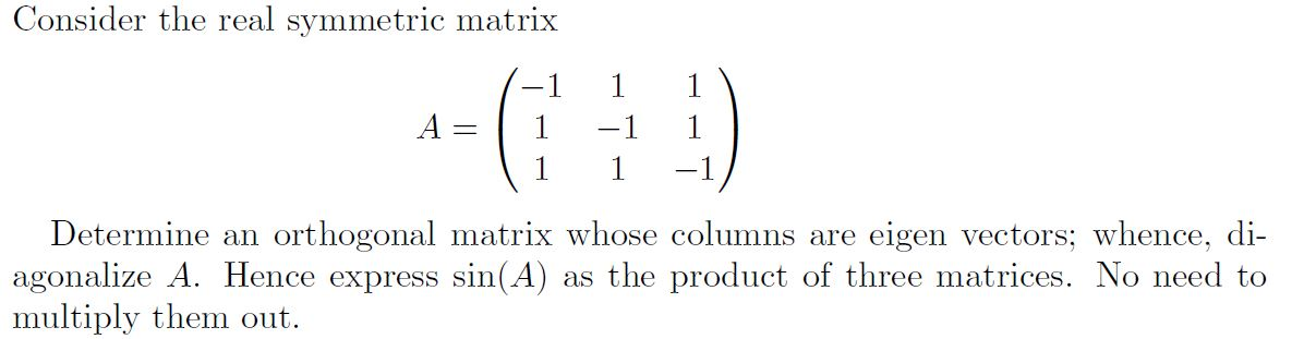 symmetric matrix symmetric matrix