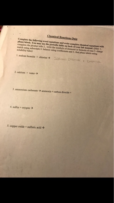 solved-complete-the-following-word-equation-and-write-chegg