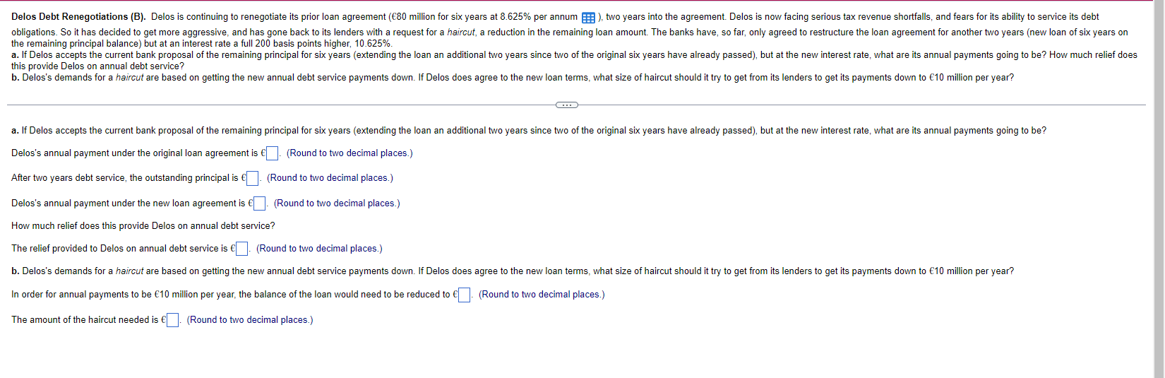 the remaining principal balance) but at an interest