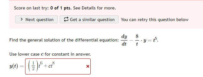 Solved I have tried this question 4 times, can I please have | Chegg.com