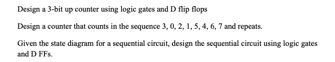 3 bit counter using logic gates