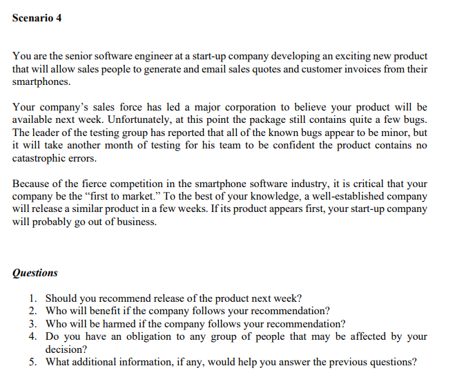 problem solving questions for senior software engineer