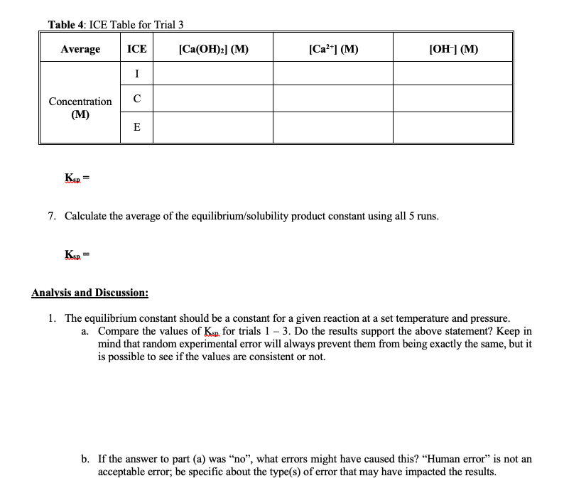 Solved Data: Table 1: Titration Data Trial 2 Trial 3 Trial 1 | Chegg.com