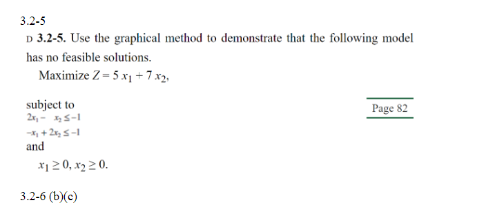 Solved 3.2−5 D 3.2-5. Use the graphical method to | Chegg.com
