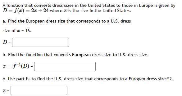 European on sale dress sizes