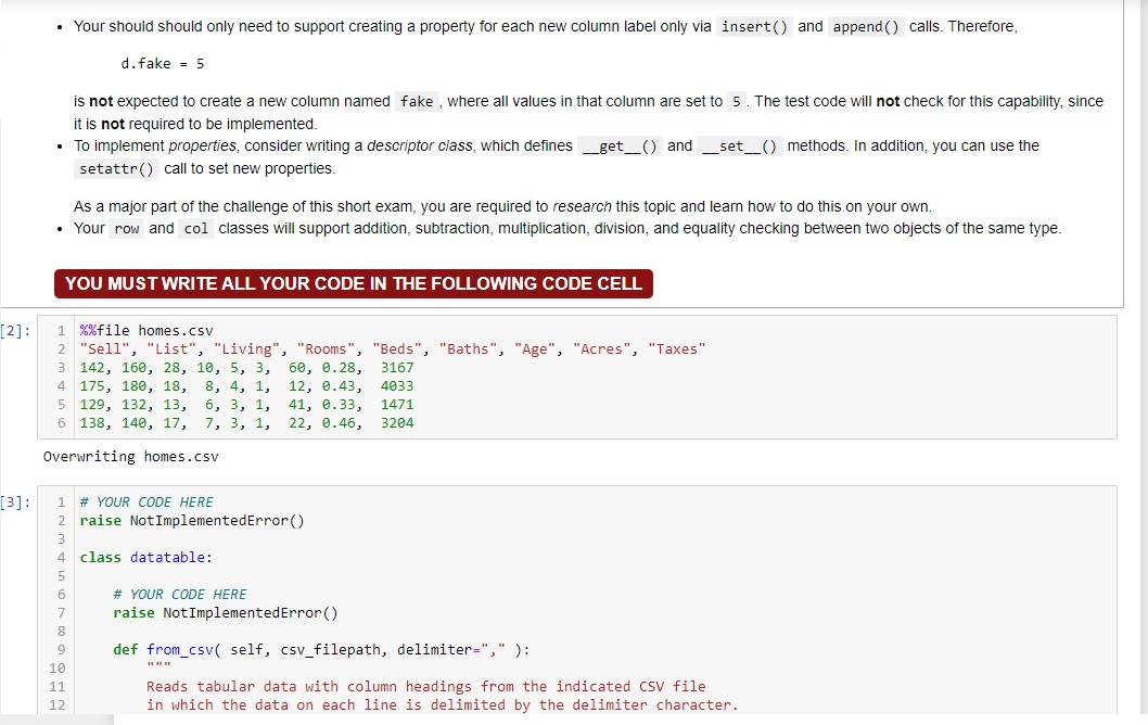 Question 1 In this question, you will implement a | Chegg.com