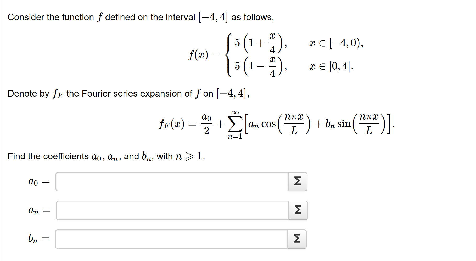 Solved Consider the function f defined on the interval (-4, | Chegg.com