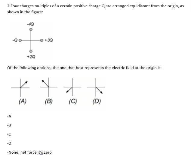 Solved 1 Consider The System Of Three Point Charges