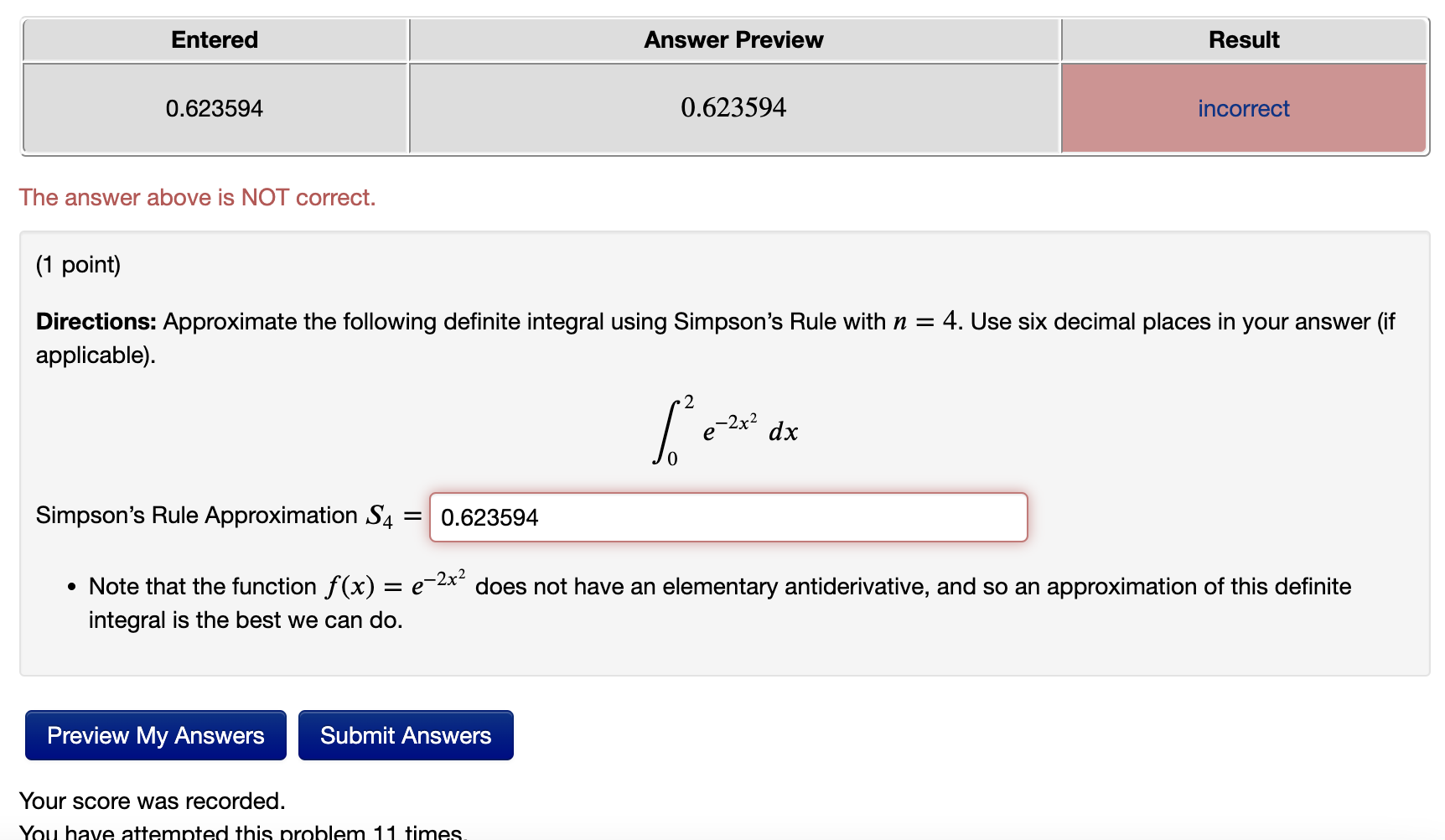 Solved Hi! I have tried this problem so many times and I | Chegg.com