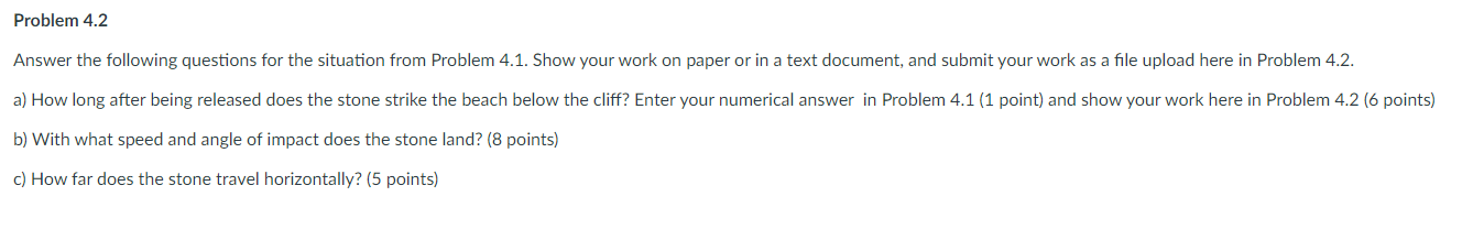 Answer the following questions for the situation from | Chegg.com