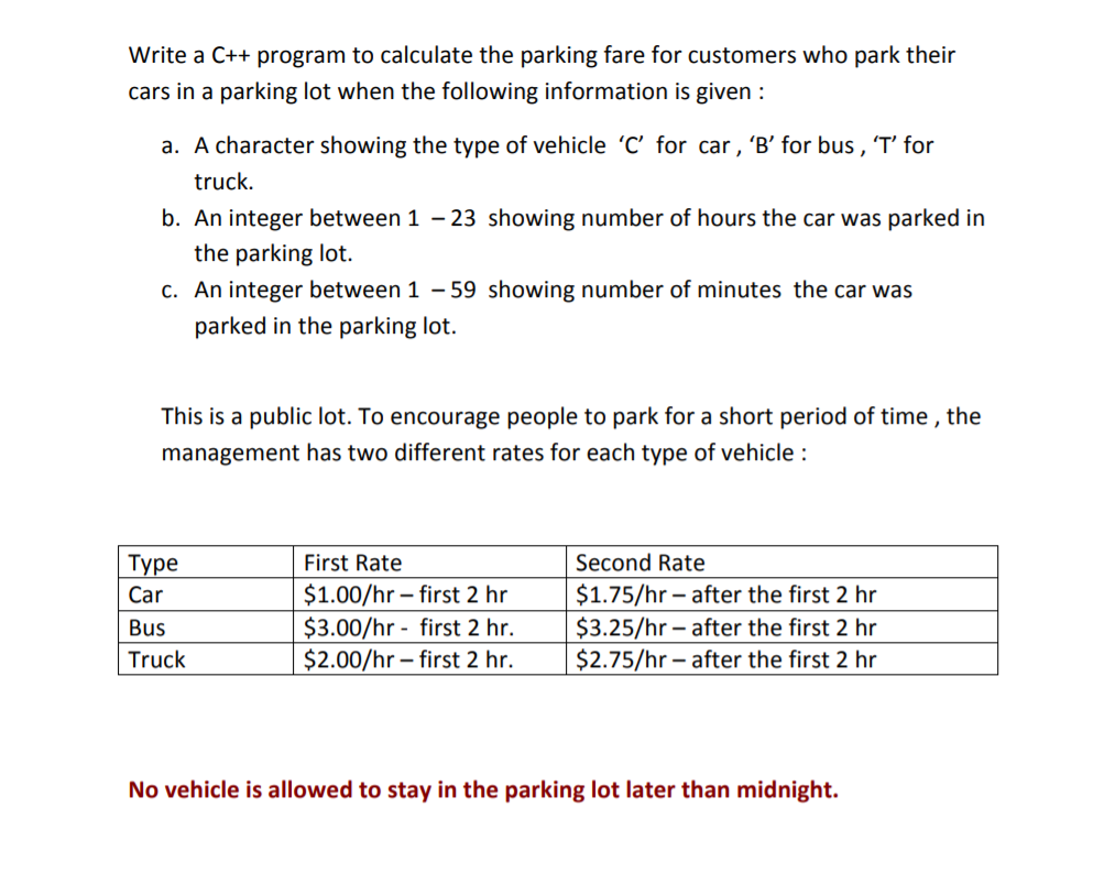 Parking Garages and Fees Information