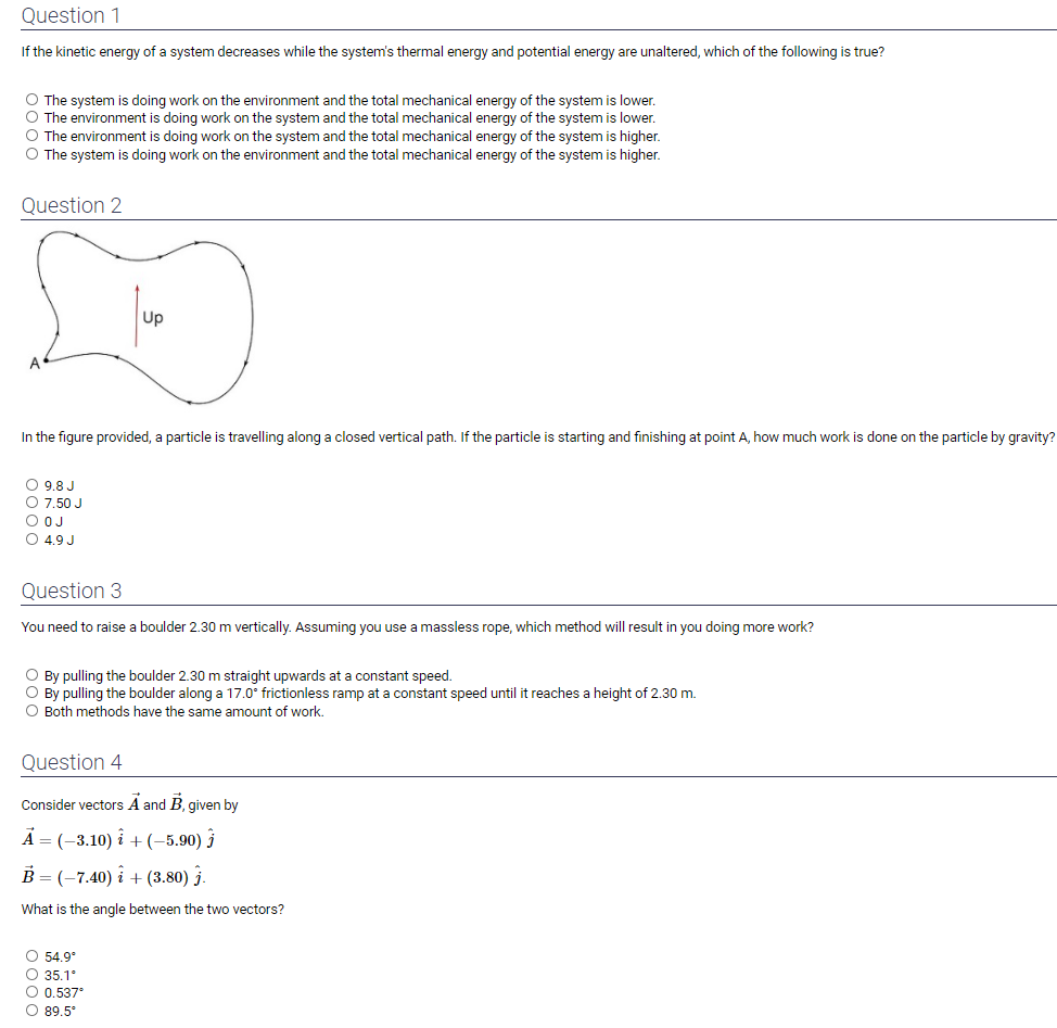 Solved Answer All The Question From 1 To 4 With The Right Chegg Com