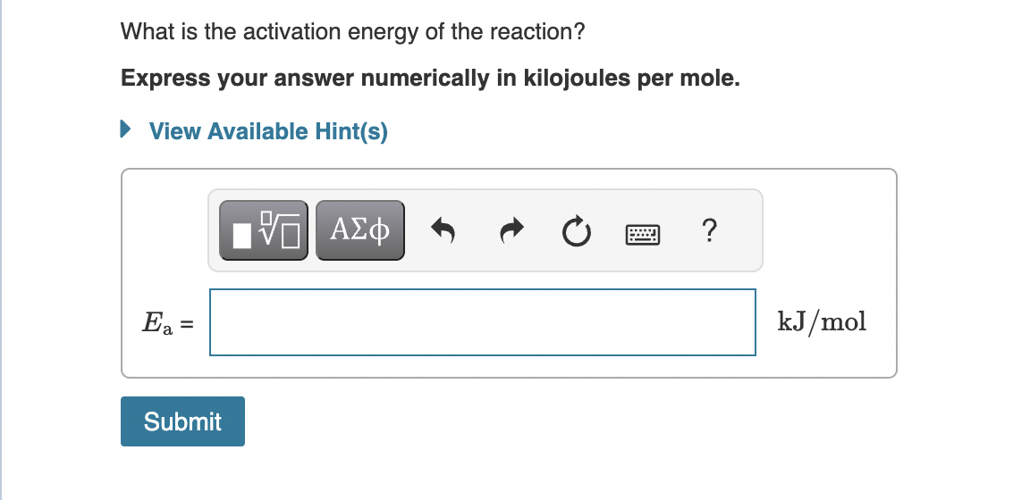 Solved The Rate Constant Of A Chemical Reaction Increased Chegg Com   Php0yfmPC